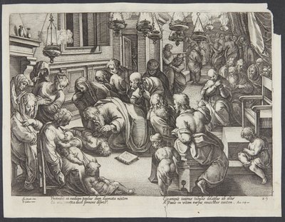 رفع القديس بولس Euthychus بواسطة جان فان دير سترايت