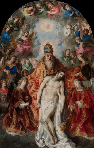 الثالوث. حوالي 1620 بواسطة هندريك فان بالين