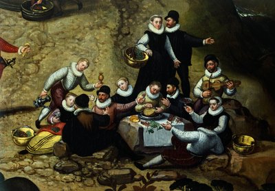 معرض ريفي ، رسمه لوكاس فان فالكنبورش ، حوالي (1530-1597) بواسطة هندريك فان دن (1530-97) Broeck