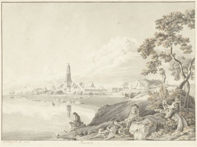 منظر لرينين رينين (العنوان على الكائن) بواسطة هندريك هوجرز