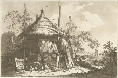 Herders bij een hooiberg تم حساب اثني عشر تصميمًا لاستخدام من يتعلمون رسم المناظر الطبيعية (عنوان السلسلة) بواسطة تيموثي شيلدريك