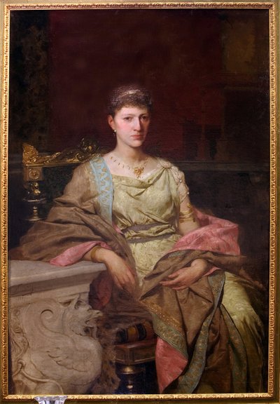 بورتريه دي لا comtesse Tyszkiewicz (؟). Peinture de Henryk Siemiradzki (1843-1902) ، huile sur toile بواسطة هنريك سيميردزكي