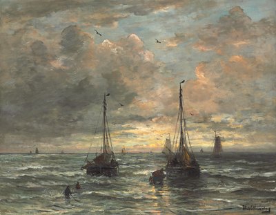 عودة أسطول الصيد بواسطة Hendrik Willem Mesdag