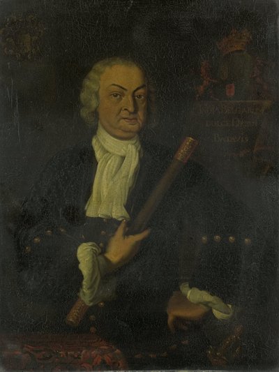 هندريك سواردكرون (1667-1728). الحاكم العام (1718-25) بواسطة هندريك فان دن بوش (نسخ بعد)