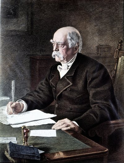 أوتو ، الأمير فون بسمارك (1815 - 1898) ، رجل دولة ألماني وفقًا لرسومات جميع القديسين بواسطة هنري (بعد) توسان