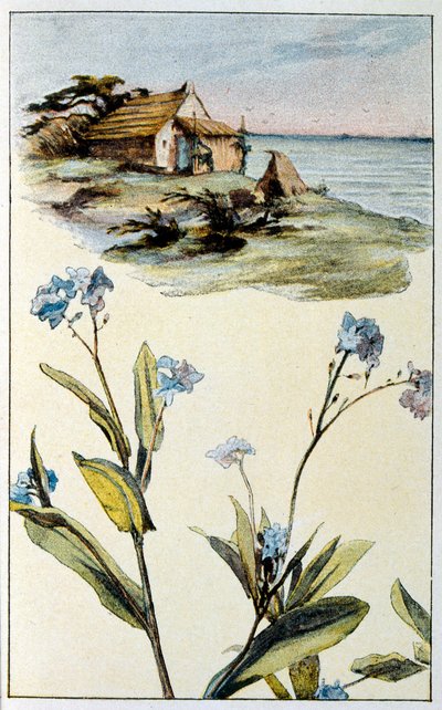 رسم توضيحي لرواية "Le Tresor d