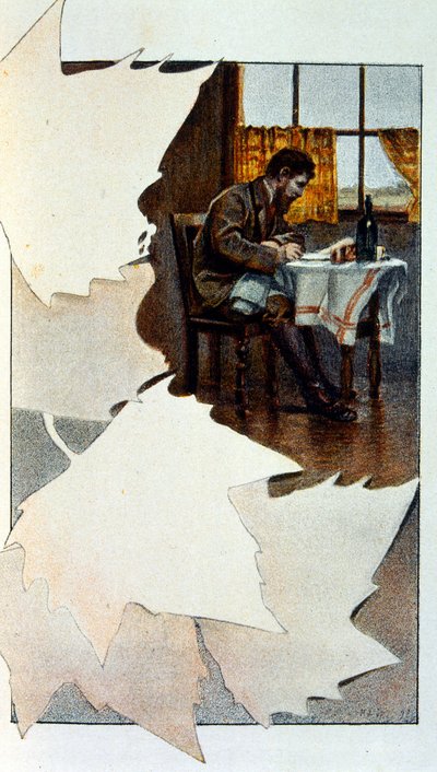 رسم توضيحي لرواية "Le Tresor d