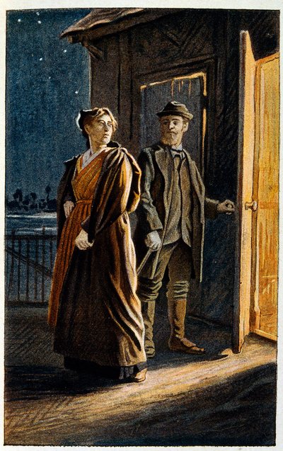 رسم توضيحي لرواية "Le Tresor d