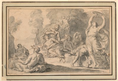 A Bacchanalian Revel بواسطة Henri Antoine de Favanne