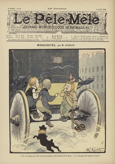 المندونيون. رسم توضيحي لـ The Dear-Mele، 1902 بواسطة هنري أفلوت