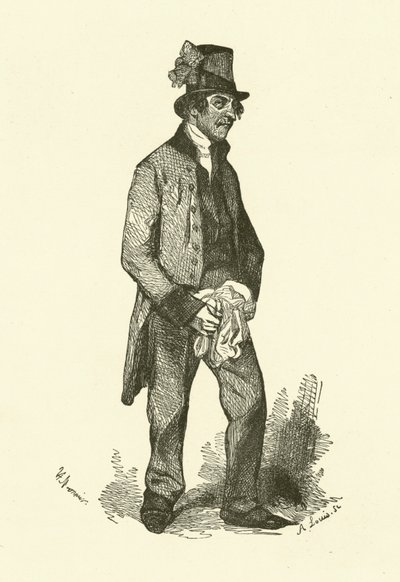 The Mute (engraving) بواسطة هنري بونافنتورا (بعد) مونير