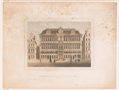 Gezicht op Maison Grand Place te Brussel المنزل (المعروف باسم مكان الملك) Grand