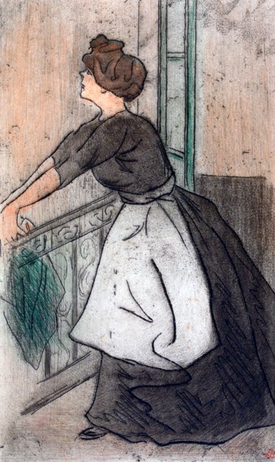 خادمة ، c1871-1919 بواسطة هنري بوتيه