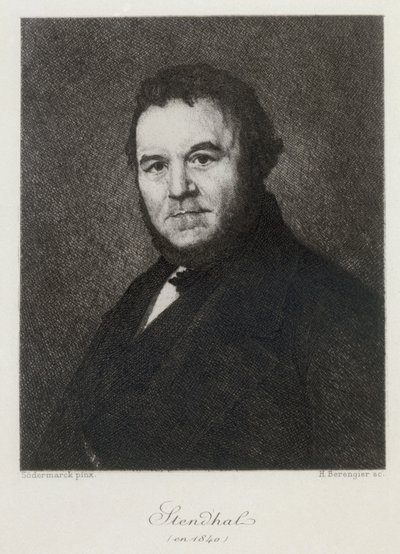صورة لماري هنري بيل ، ديت ستيندال 1783-1842 في عام 1840. بواسطة هنري برنجير