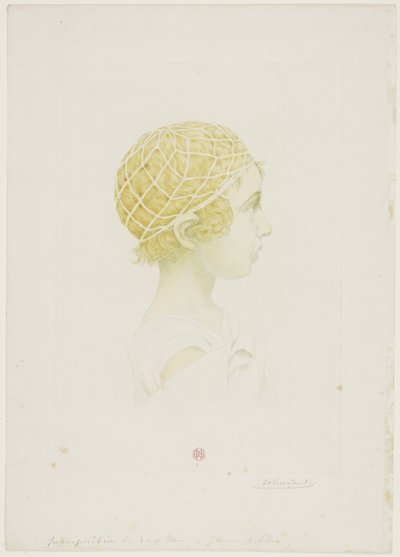 صورة جان ريمون جيرار ، حوالي عام 1890 (نقطة جفاف ملونة) بواسطة هنري تشارلز جيرار