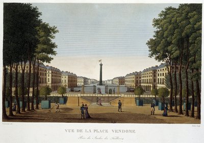 Place Vendôme ، إطلالة على حديقة - باريس من قبل Courvoisier بواسطة Henri Courvoisier-Voisin
