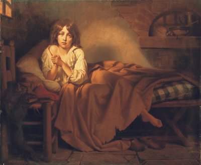 دوفين لويس السابع عشر في سجن المعبد ، 1851 بواسطة هنري ديكايسن