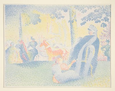 الشانزليزيه بواسطة Henri-Edmond Cross