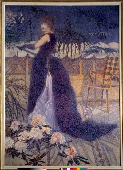السيدة هيكتور فرنسا (1849-1933). لوحة هنري ديلاكروا ديت كروس (هنري إدموند كروس) (1856-1910) بواسطة هنري إدمون كروس