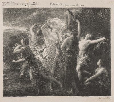 باليه دو طروادة بواسطة Ignace Henri Jean Fantin Latour