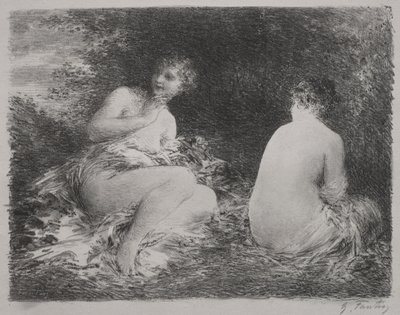 السباحون بواسطة Ignace Henri Jean Fantin Latour