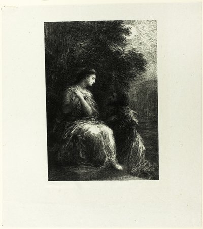دويتو التروجان ، اللوحة السابعة بواسطة Ignace Henri Jean Fantin Latour
