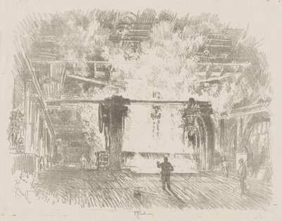عمل الحرب الإنجليزية: صنع لوحة الدروع بواسطة Ignace Henri Jean Fantin Latour