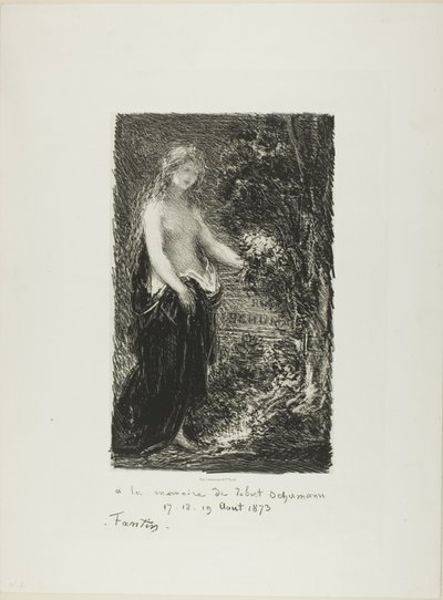 في ذكرى روبرت شومان بواسطة Ignace Henri Jean Fantin Latour