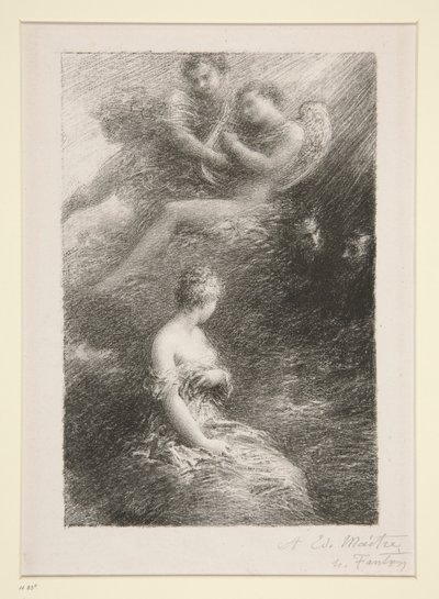 La damnation de Faust: ظهور مارغريت (إدانة فاوست: ظهور مارغريت) بواسطة Ignace Henri Jean Fantin Latour