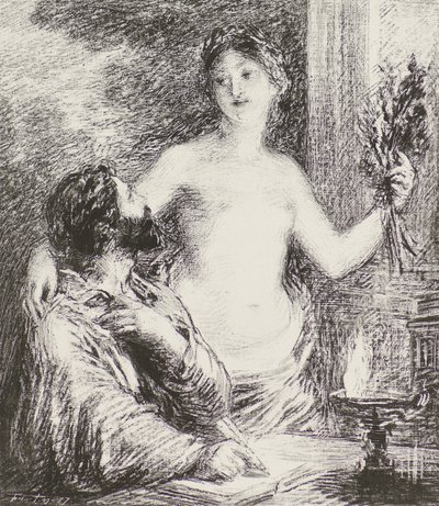 الموسيقي بواسطة Ignace Henri Jean Fantin Latour