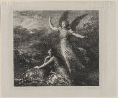 الجنة وبيري بواسطة Ignace Henri Jean Fantin Latour