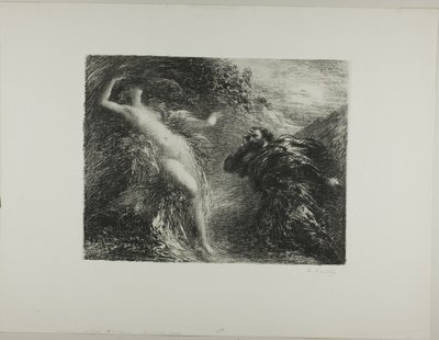 مانفريد وأستارتي ، اللوحة الثالثة بواسطة Ignace Henri Jean Fantin Latour