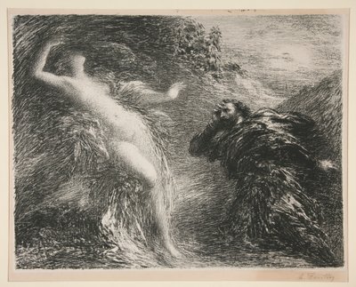 مانفريد وأستير بواسطة Ignace Henri Jean Fantin Latour