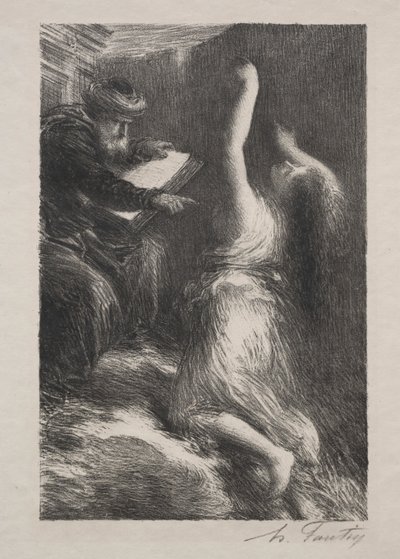 بارسيفال ، الفصل الثاني: استحضار كوندري بواسطة Ignace Henri Jean Fantin Latour