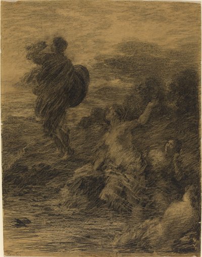 سيغفريد ونهر الراين البكر بواسطة Ignace Henri Jean Fantin Latour