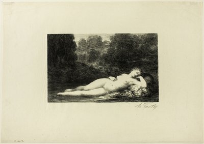 ماء صامت بواسطة Ignace Henri Jean Fantin Latour