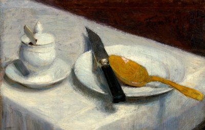 لا تزال الحياة مع وعاء الخردل بواسطة Ignace Henri Jean Fantin Latour