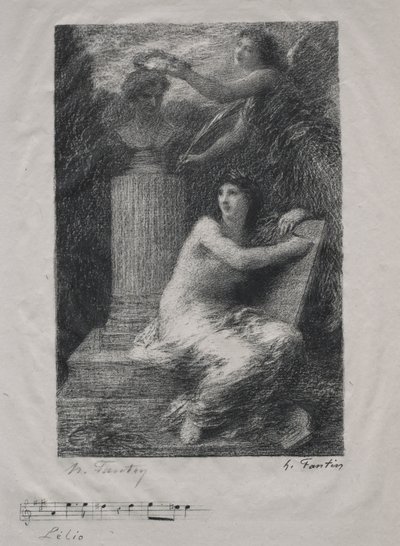برليوز (طبق صغير) بواسطة Ignace Henri Jean Fantin Latour