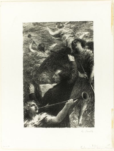 صوت البوق الحاد بواسطة Ignace Henri Jean Fantin Latour