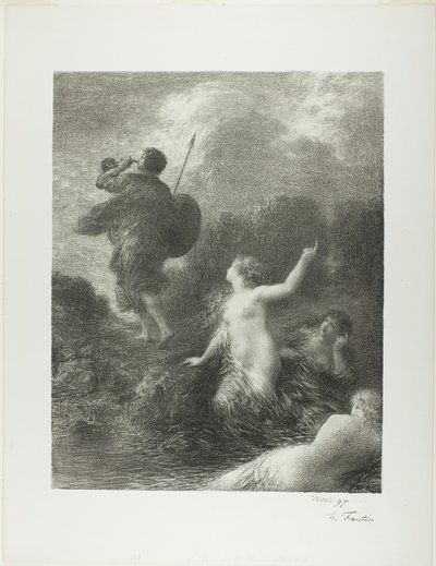 شفق الآلهة: سيغفريد ونهر الراين بواسطة Ignace Henri Jean Fantin Latour