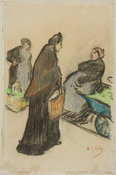 نساء السوق بواسطة Henri-Gabriel Ibels