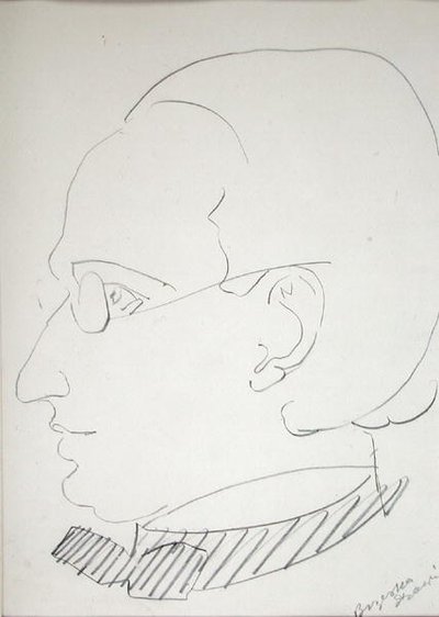 ألفريد وولمارك (1877-1961) (قلم رصاص على ورق) بواسطة هنري جودييه برزيسكا