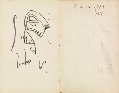 خمس دراسات نحتية بواسطة Henri Gaudier Brzeska