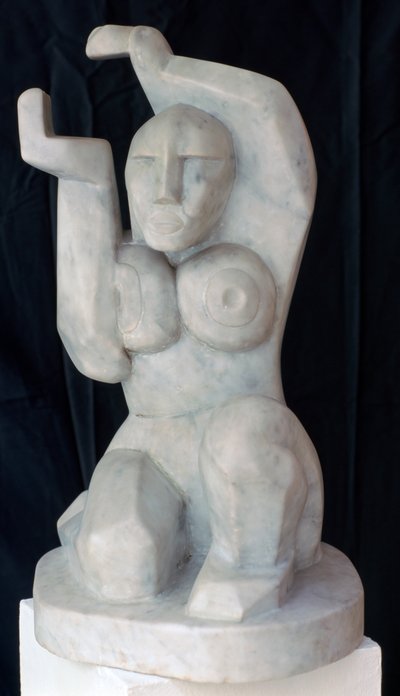 امرأة جالسة ، c1911-1915 بواسطة هنري جودييه برزيسكا
