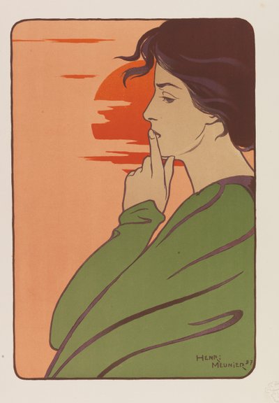 ساعة الصمت ، ساعة الصمت ، 1897. بواسطة هنري جورج مونييه