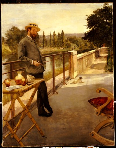 رجل أنيق على شرفة ، 1885 بواسطة هنري جيرفيكس