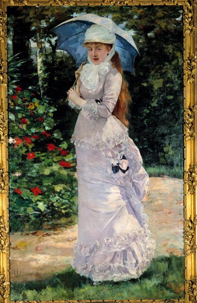 صورة مدام فالتيسي دي لا بيني (1861-1910) ، مجاملة كانت بمثابة نموذج لنانا. لوحة هنري جيرفكس (1852-1929) بواسطة هنري جيرفيكس