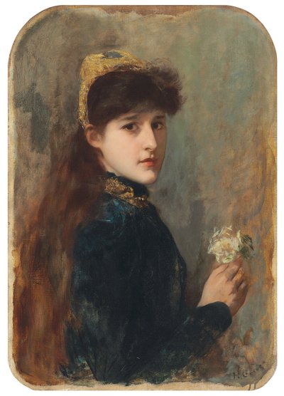 صورة لفتاة صغيرة ، 1877-1880 بواسطة هنري جيرفيكس