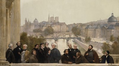 بانوراما القرن: دوبريه ، روسو ، إيسابي ، ميليت ، كوتور ، دوبيني ، دياز ... ، 1889. بواسطة هنري جيرفيكس