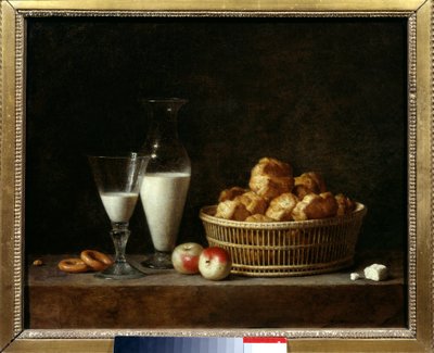 الوجبة الخفيفة الصغيرة أو الدورق من رسم الأورجيت بواسطة Roland Delaporte (de la Porte) (1724-1793) 1787 Sun. 0.37x0.46 م باريس ، متحف اللوفر. بواسطة هنري هوراس رولاند ديلابورت